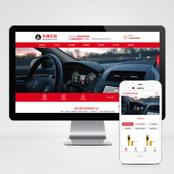 车牌智能识别系统类网站  停车场系统网站