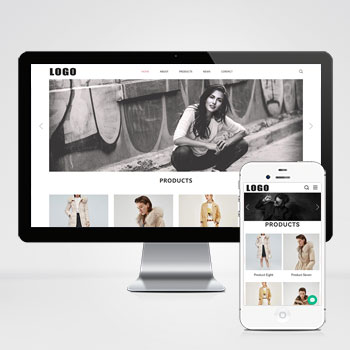 响应式服装服饰外贸企业网站